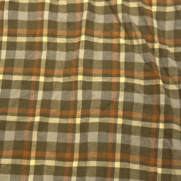 Stussy Casual Button Down flannel Shirt in Yellow and Brown - Picture 4 of 4